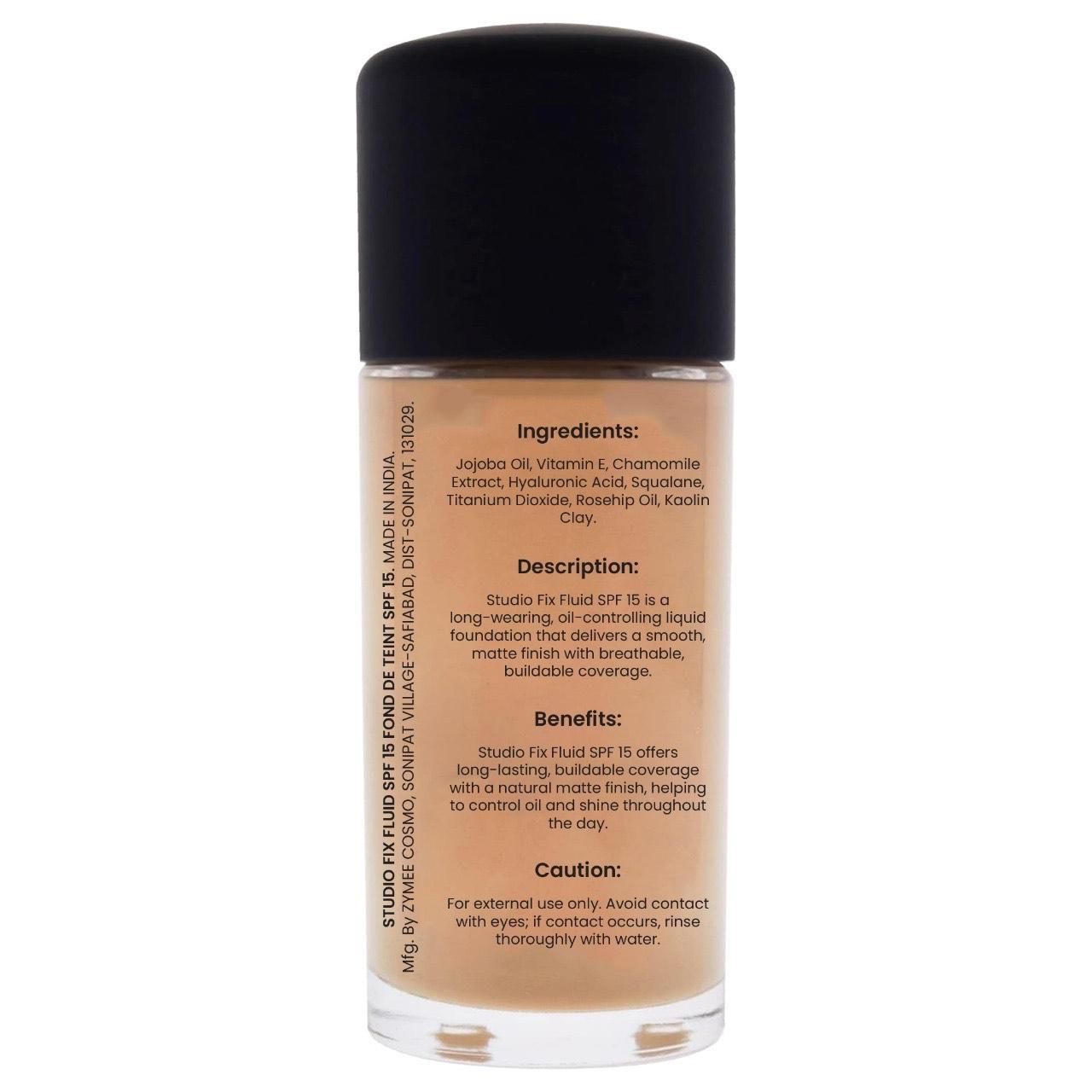 MOF Studio Fix Fluid SPF 15 50ml Pack of 1