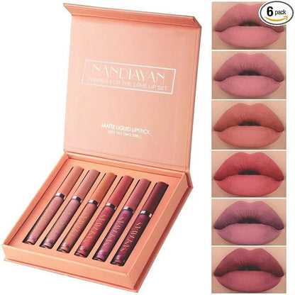 Feel High Metallic Lipstick Set of 6 (Shade A)