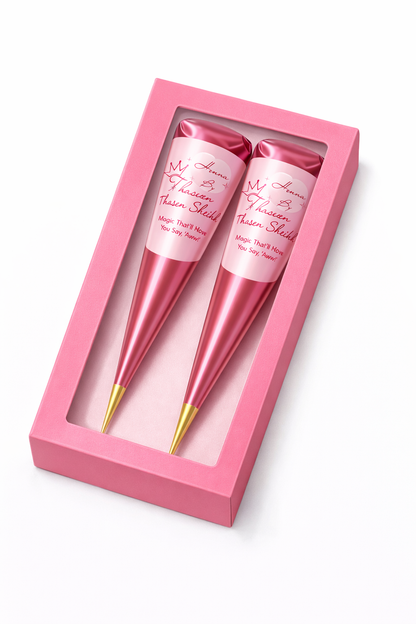Henna by Thasen Sheikh – Premium Natural Mehndi Cones (Pack of 2)